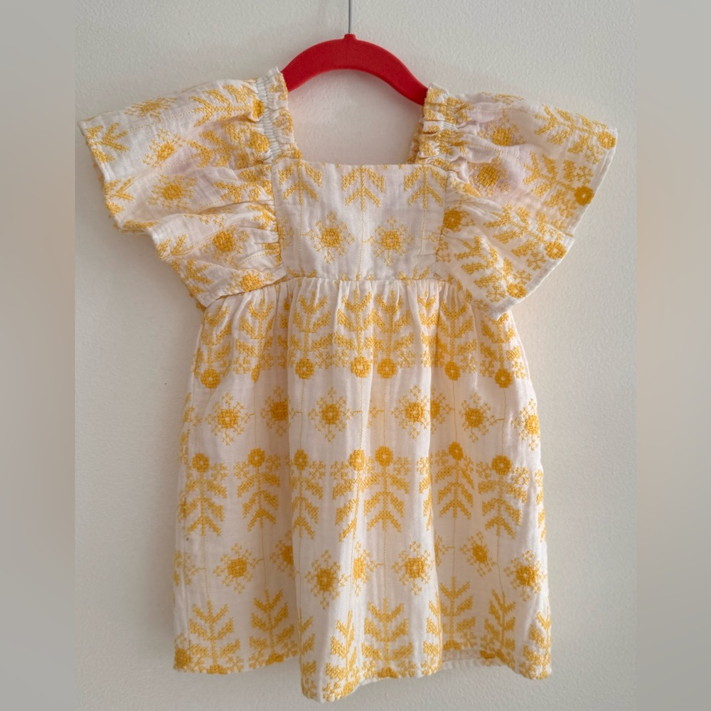 ZARA linen dress 2-3T